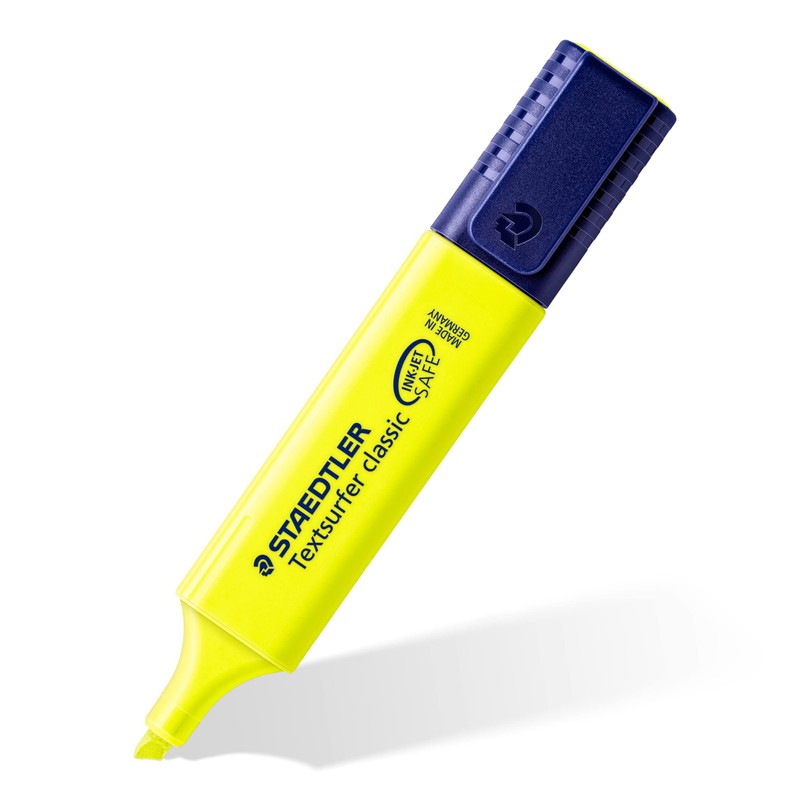STAEDTLER 364 C4 Textsurfer Classic Highlighter - Assorted Colours (Card