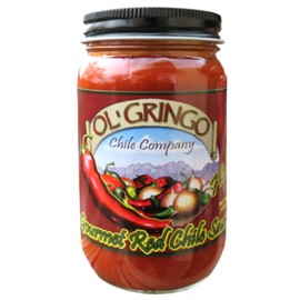 Hatch Valley New Mexico Red Chile Sauce -Hot Heat- (16oz Jar) by Ol’ Gringo