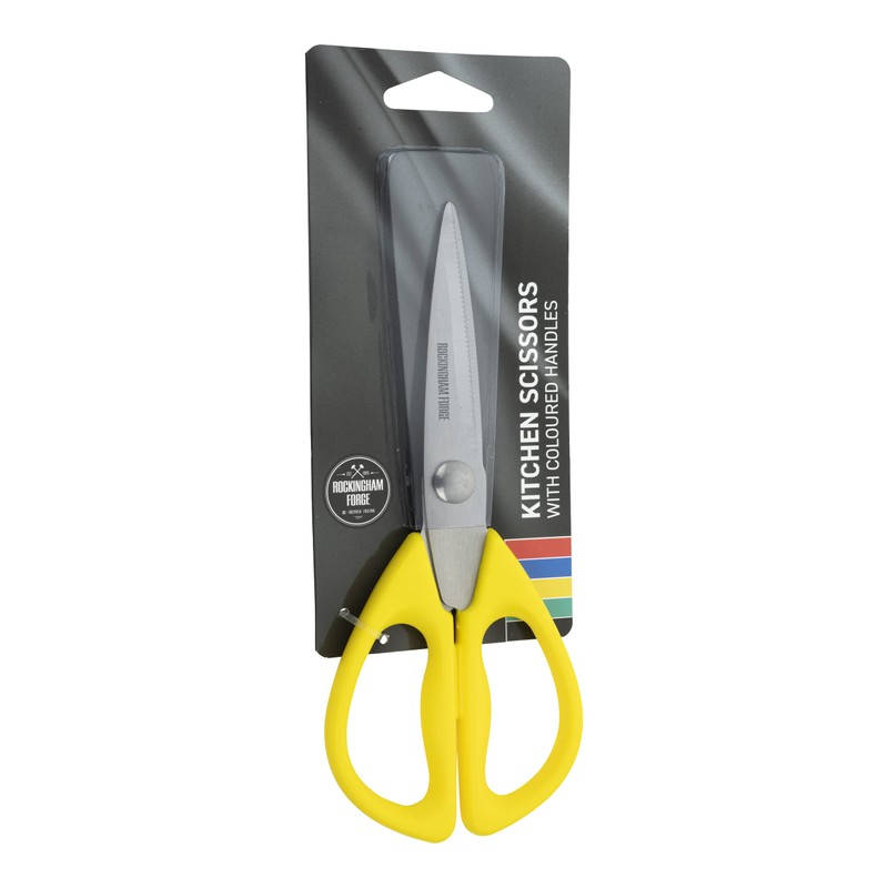 Rockingham Forge KS-21245Y 8cm Kitchen Scissors, Yellow