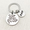 Father Day Keychain Dad Keychain from Daughter Key Chains for