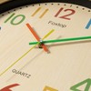 Foxtop Modern Children's Wall Clock, 30 cm, Silent Non-Ticking Wall