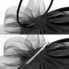 DRESHOW Fascinator Hats for Women Pillbox Hat with Veil Headband