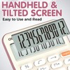 Pendancy Cute Compact Desk Calculator, 12-Digit LCD Display, Basic Functions,