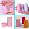 ZTTCDI 4 Pack 1oz Pink Deodorant Containers 30ml Empty Plastic