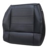 Priprilod Black Leather Driver Side Bottom Replacement Seat Cover Compatible
