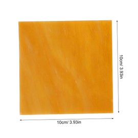 OHPHCALL 2pcs Sheets Stained Glass Sheets for Crafts Glass Tiles Easy Application for DIY Art Projects Durable Versatile Design for Home Decor and