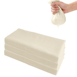 SZWLJ 3PCS 19.7x19.7in Plain Weave Muslin for Straining Sloe Gin and Cheese