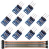 DAOKI 10Pcs 5V to 3.3V Step-Down Power Supply Buck Module