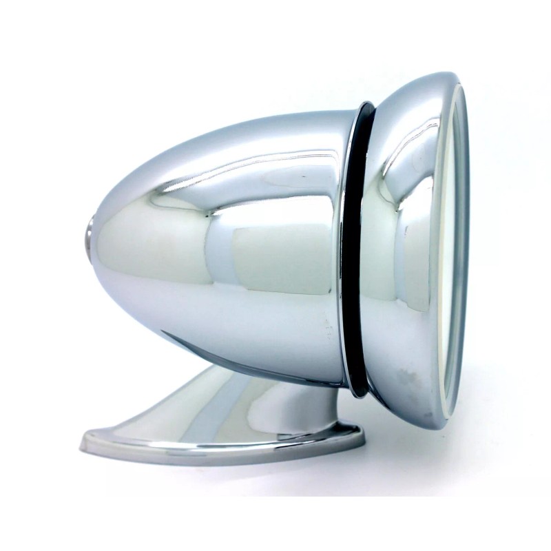 PTRP New Talbot Style Classic Chrome Bullet Side View Mirror