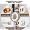 Vizava 2 Pcs Upgraded Door Knob Plates with Double-Sided Tape