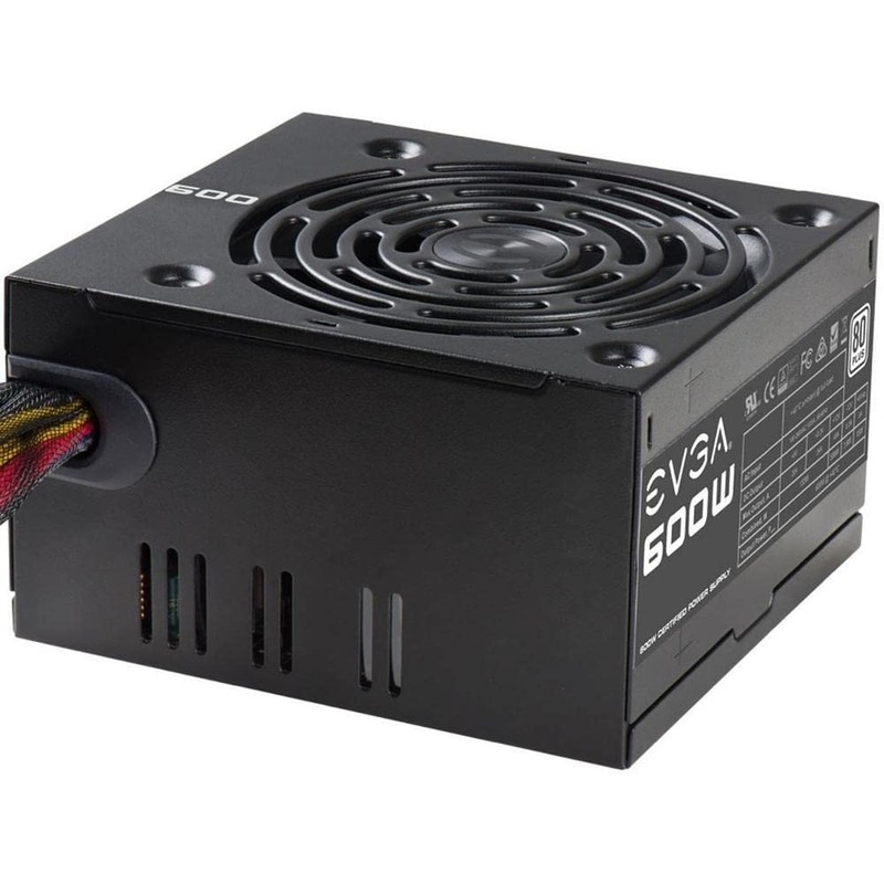 EVGA 600W 80 Plus Certified 100-W1-0600-K1 Power Supply, 600W
