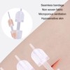 3 Strap Zipper Wound Closure Patches Breathable Seamless Elastic Zip