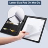 Pacific Mailer Padfolio Portfolio Leather Binder, Interview Legal Document Organizer,