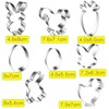 Easter cookie cutters, 8 pieces Easter cookie cutters, Easter cookie