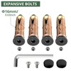EYPINS Security Ground Anchor, Heavy Duty Alloy Steel Anti-Theft Floor