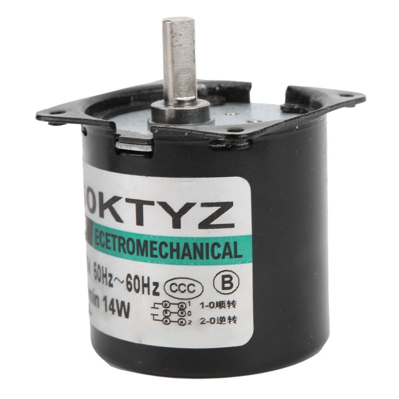 Mini Motor AC Synchronous Metal Gear Slow Speed Permanent Magnet