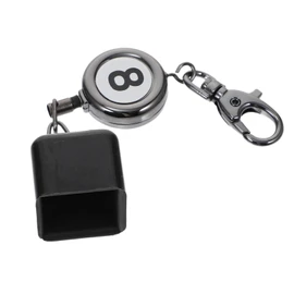 Kisangel Keyring Cue Chalk Holder Pool Chalk Holder Pocket Professional Billiard Cue Chalk Pool Table Accessories Snooker Game