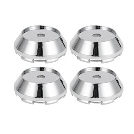Hihaha Universal Car Wheel Center Hub Cap/Rim Cover Hub Caps/for Most Cars/Snap-in Plastic 65mm 2.56" OD / 4 Pcs Chrome Silver Tone