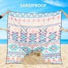 AISPARKY Beach Blanket Waterproof Sandproof, Oversized Large Beach Mat 79"
