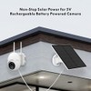 5W Solar Panel Charger for Outdoor Security Cameras