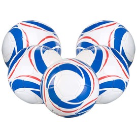 Speeron Sports Ball: Set of 5 Training Footballs Made of Faux Leather, 20 cm Diameter, Size 4, 390 g (Ball, Volleyball)