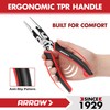 ARROW 6-in-1 Needle Nose Pliers, 8" Multipurpose Long Nose Pliers