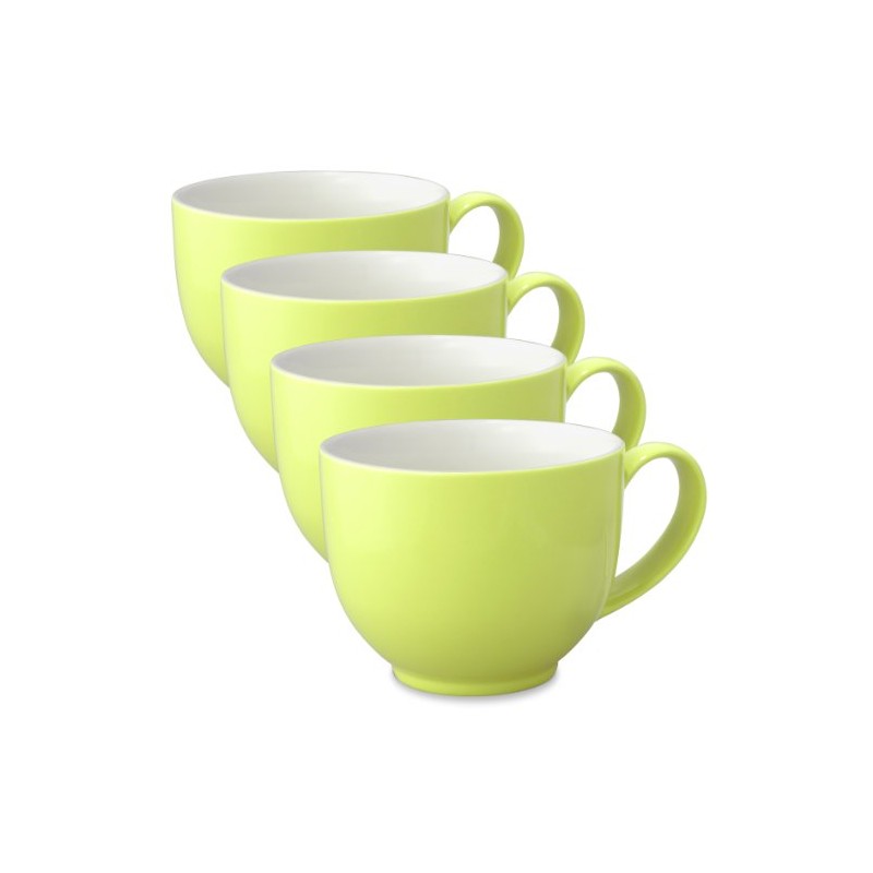 FORLIFE Q Tea Cup with Handle (Set of 4), 10