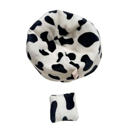 Mini Sofa for Fashion- Adorable Lazy Miniature Couch Accessories, Compatible with 17cm Dolls, for Dolls Room, Collection, and Display (Cow)