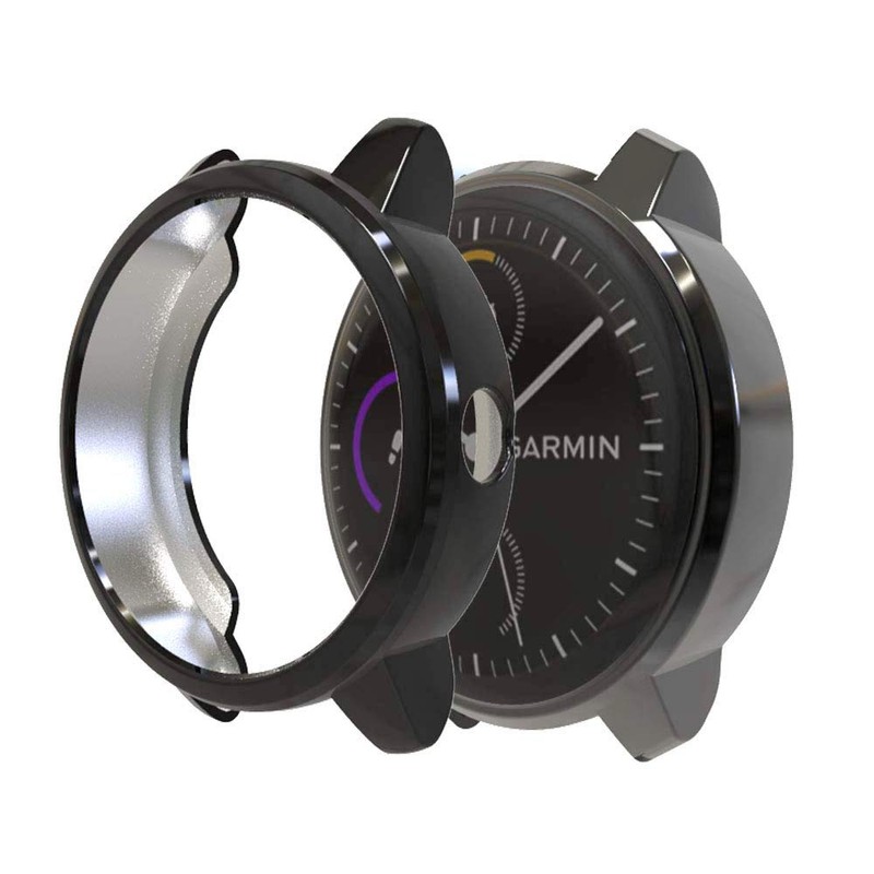 Compatible with Garmin vivoactive3 Protective Case, TPU Plated Protective Cover,