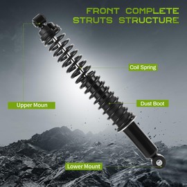 AUTOSAVER88 Rear Load Shocks and Strut Compatible with 1999-2007 Chevy Silverado 1500, 1999-2007 GMC Sierra 1500 RWD