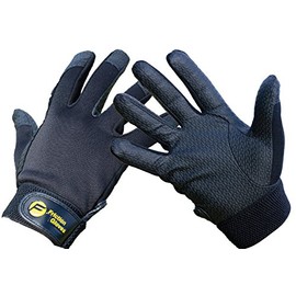 Friction Gloves - Disc Golf Gloves - Rubberized Palm and Fingers for Amazing Grip on All Your Throws - Perfect for Driving & Putting - Play Your Best in Any Weather - Adult Medium