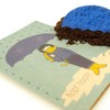 Folding Card "Head Up" - Kraft Cardboard Rust Card for