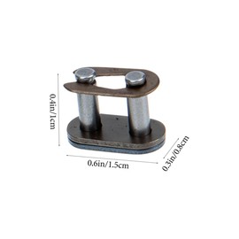 Alipis 12pcs Chain Connector Link for Motorcycle Atv Quick Release Buckle Accessories Rough Easy Installation for Maintenance for Bike Enthusiasts