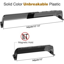 Evotech 2pcs Air Vent Deflector 10"-14" Magnetic Adjustable For Floor Vents Sidewall