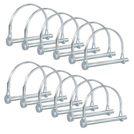Pack of 12 Arch Trailer Pins – 2-3/4" x 1/4" (L x W) – Featuring PTO Pins, Lock Pins, Trailer Hitch Pins, and Shaft Locking Coupler Pins for Farm Trailers, Towing, Lawn Equipment and Hitches