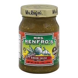 Mrs. Renfro's Hot Jalapeno Green Salsa, 16 Ounce (Pack of 6)