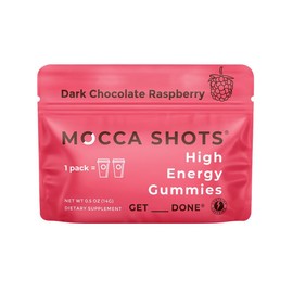 Mocca Shots Caffeine Gummies 200 mg caffeine per pack Seattle Gummy Company - Specification: Raspberry Chocolate (12-Pack)