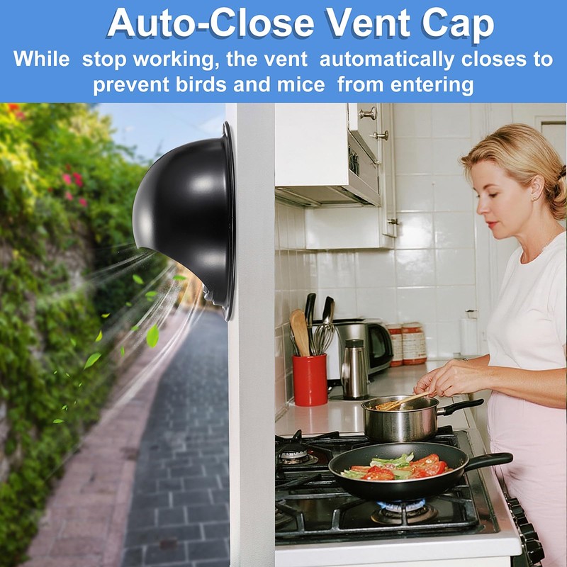 4 Inch Stainless Steel Outside Dryer Vent Cover with Check