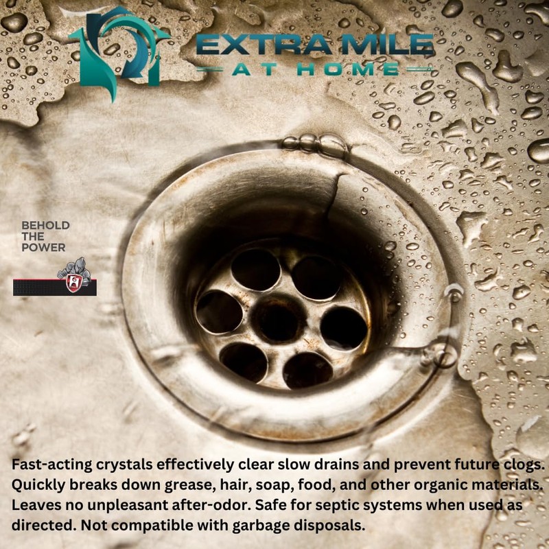 "Extra Mile at Home Drain Cleaning Kit – Includes 20