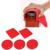 5Pcs Silicone Trivet Mat Square Round Honeycomb Hot Pad Non