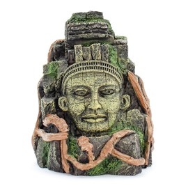 Penn-Plax Cambodian Rock Face 5" Ornament Deco Replica