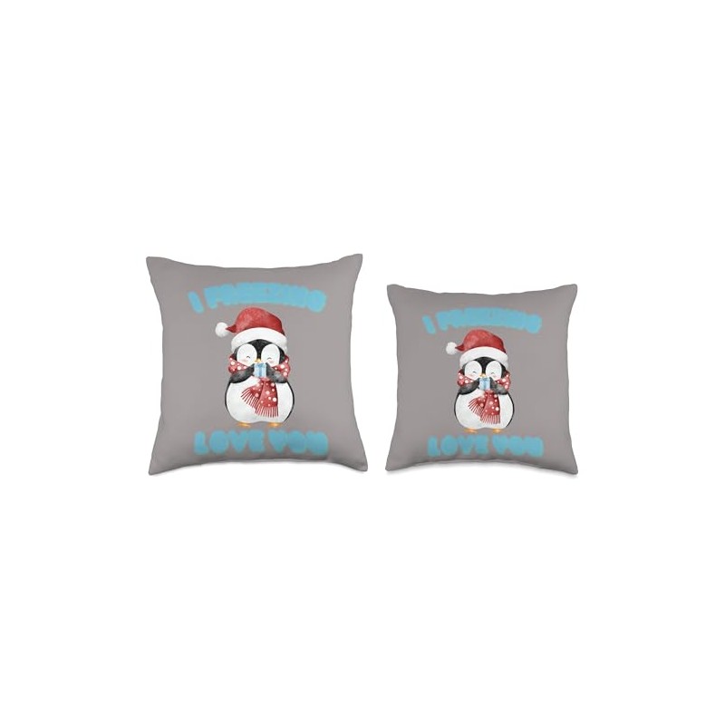 I freezing love you Throw Pillow