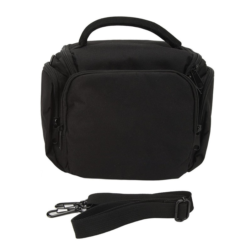 Black Single Shoulder Bag Handbag Multifunctional Waterproof Camera Messenger Hand