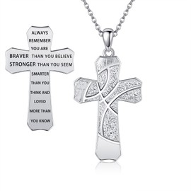 DAYLINLOVE Basketball Cross Chain 925 Silver Basketball Necklace Basketball Necklace Jewellery Christianity Religion Sports Inspirational Gifts Boys Women Basketball Athletes Basketball Lovers,