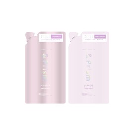 &Prism Miracle Shine Shampoo & Treatment Refill Set "Platinum Beauty Shampoo from the Core to Shiny Hair"