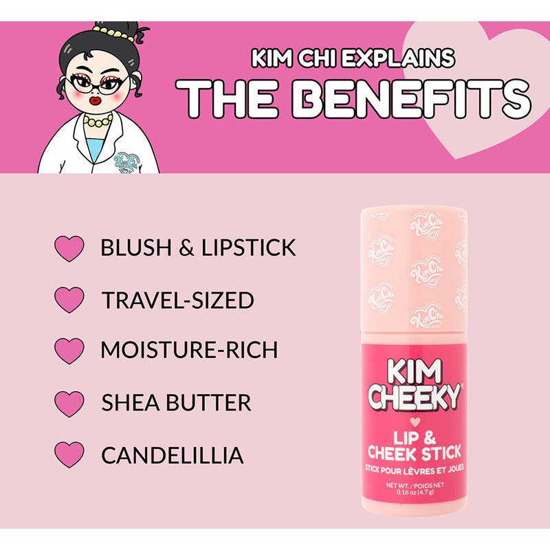KIMCHI CHIC BEAUTY KIM CHEEKY LIP & CHEEK STICK -