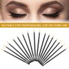 Makeup Brush Eyeliner, Pack of 100 Disposable Eye Sticks, Fine