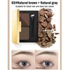 Erinde 2 Colors Waterproof Eyebrow Powder, Long - Lasting Matt