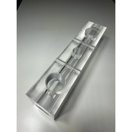 Generic 1” Clear Softwashing Manifold 3 Port