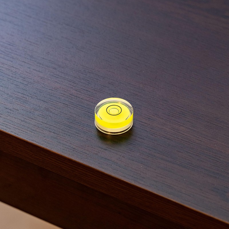 Round spirit level set, 5 pieces, with diameter 25 mm